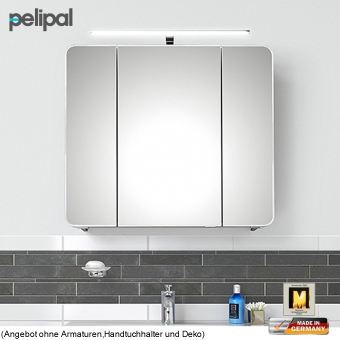 Pelipal 9005 Spiegelschrank 80 cm mit 3 Türen 