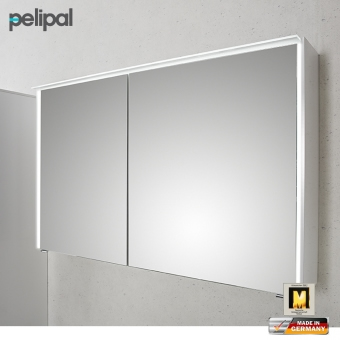 Pelipal 6010 Spiegelschrank 113 cm mit LED-Profil und Lichtkranz 