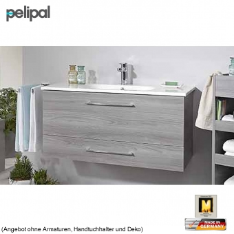 Pelipal 6110 Waschtisch-Set 100 cm 2 Auszüge 
