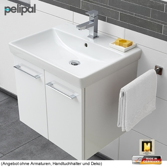 Pelipal 9005 Waschtisch als Set 60 cm Geberit mit 2 Türen 