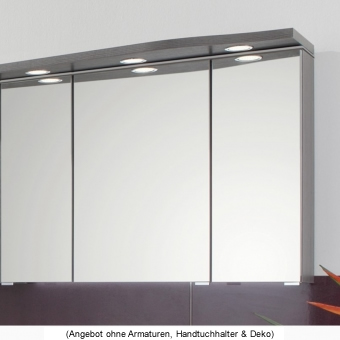 Puris 4life Swing Spiegelschrank 90 cm mit LED-Einbaustrahlern 