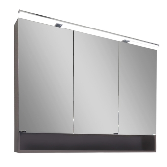 Baderkeramik Spiegelschrank 100 cm mit Regal 