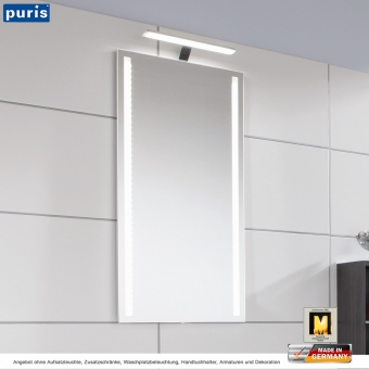 Puris for guests Spiegel 40 cm mit seitl. Lichtfenstern 