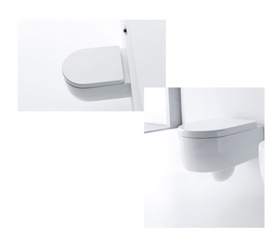 Flero Benina Design-Wand-WC aus Italien 