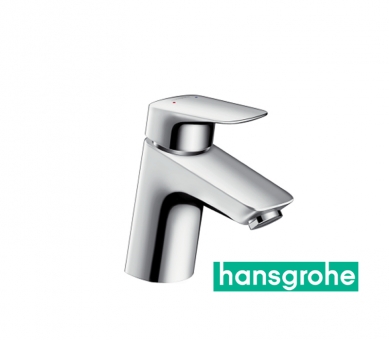 hansgrohe LOGIS Einhebel-Waschtischarmatur 70 mit Zugstangen-Ablaufgarnitur in chrom 
