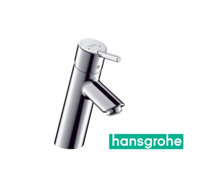 hansgrohe TALIS Einhebel-Waschtischarmatur 80 mit Zugstangen-Ablaufgarnitur in chrom 