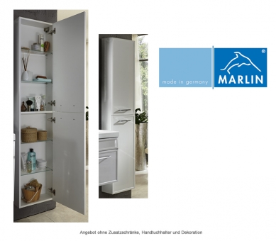 Marlin Badmöbel Mittelschrank 40 cm mit 2 Türen 