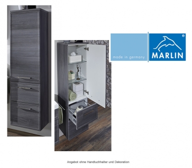 Marlin 3130 Mittelschrank 40 cm mit Tür und 2 Auszügen 