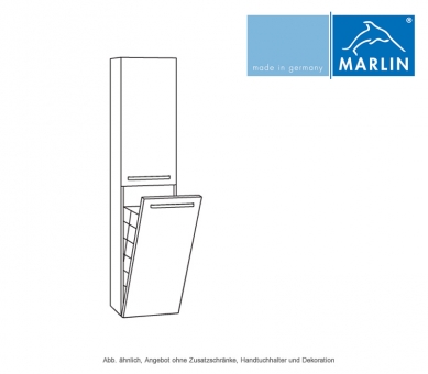 Marlin Motion Hochschrank mit Wäschekippe 40 cm 