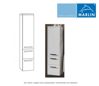 Marlin Motion Mittelschrank 40 cm mit 2 Auszügen und Tür 