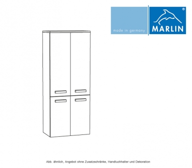 Marlin Motion Mittelschrank 60 cm mit 4 Türen 