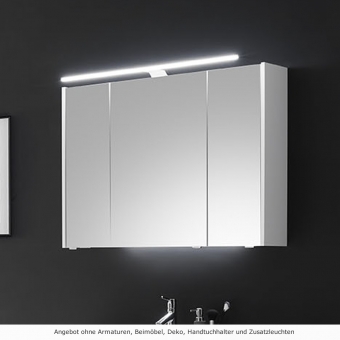 Pelipal 6040 Spiegelschrank 100 cm mit LED Profil 