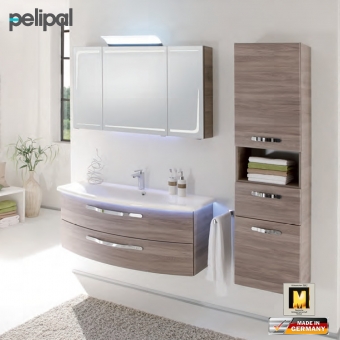 Pelipal Badmöbel als Set 7005 mit Spiegelschrank und Waschtischset 120 cm 