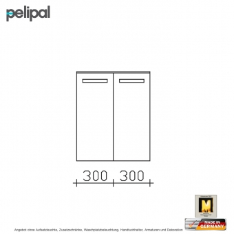 Pelipal 7005 Highboard mit 2 Türen 73 cm 