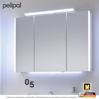 Pelipal Balto Spiegelschrank 92 cm mit 3 Türen 