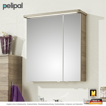 Pelipal Balto Spiegelschrank 66 cm mit 2 Türen 