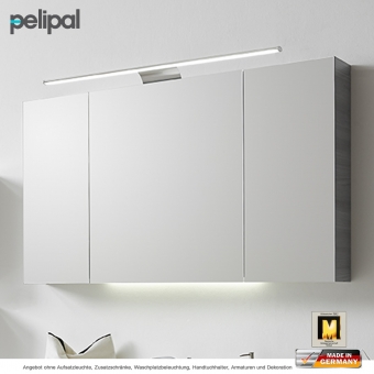 Pelipal 6025 Spiegelschrank mit Aufsatzleuchte 115 cm 