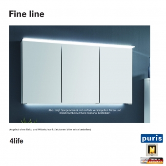 Puris Fine line Spiegelschrank 120 cm 