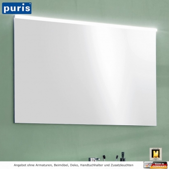 Puris Zoom LED Flächenspiegel 100 cm 