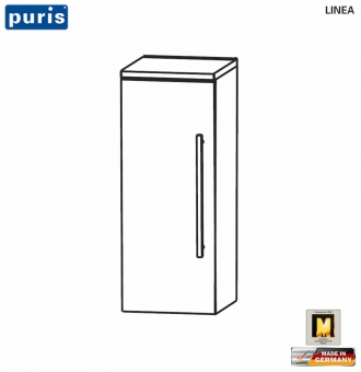 Puris LINEA Highboard 30 cm Breite - 1 Tür 