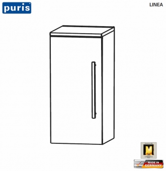 Puris LINEA Highboard 40 cm Breite - 1 Tür 