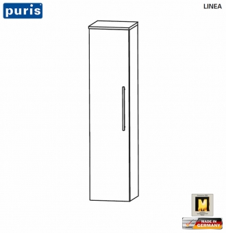 Puris LINEA Mittelschrank 30 cm Breite - 1 Tür 