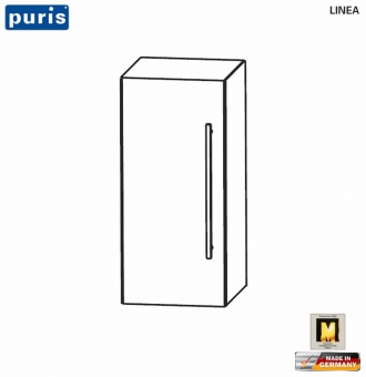 Puris LINEA Oberschrank 30 cm Breite - 1 Tür 