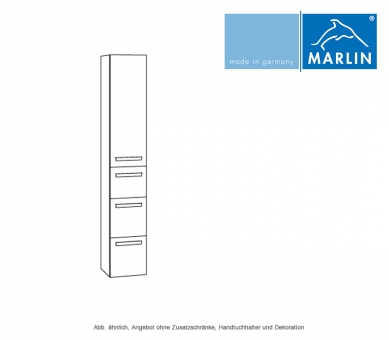 Marlin Scala Hochschrank 40 cm 3 Auszüge 