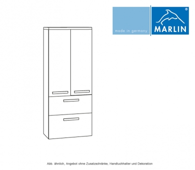 Marlin Scala Mittelschrank 60 cm 2 Türen 