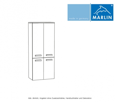 Marlin Scala Mittelschrank 60 cm 4 Türen 