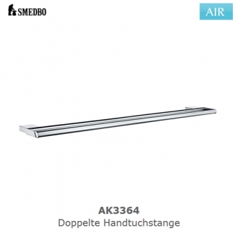 Smedbo AIR Handtuchstange / Handtuchhalter doppelt - AK3364 