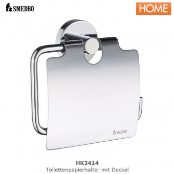 Smedbo HOME Toilettenpapierhalter mit Deckel - HK3414 