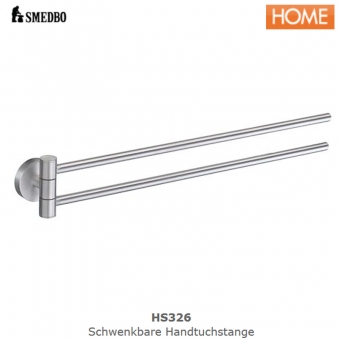 Smedbo HOME Handtuchhalter doppelt, matt - HS326 