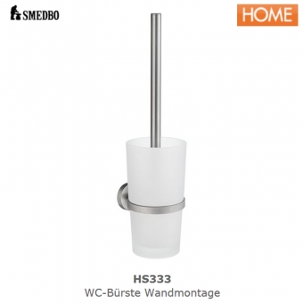 Smedbo HOME WC-Bürste mit Behälter Porzellan mattglas, matt - HS333 