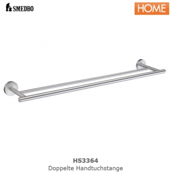 Smedbo HOME Handtuchstange / Handtuchhalter doppelt, matt - HS3364 