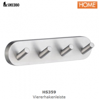 Smedbo HOME Handtuchhalter, Handtuchhaken 4-er, matt - HS359 